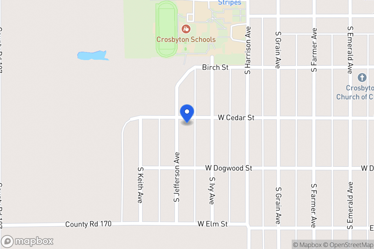 Map of 401 Jefferson, Crosbyton, Tx, Crosbyton