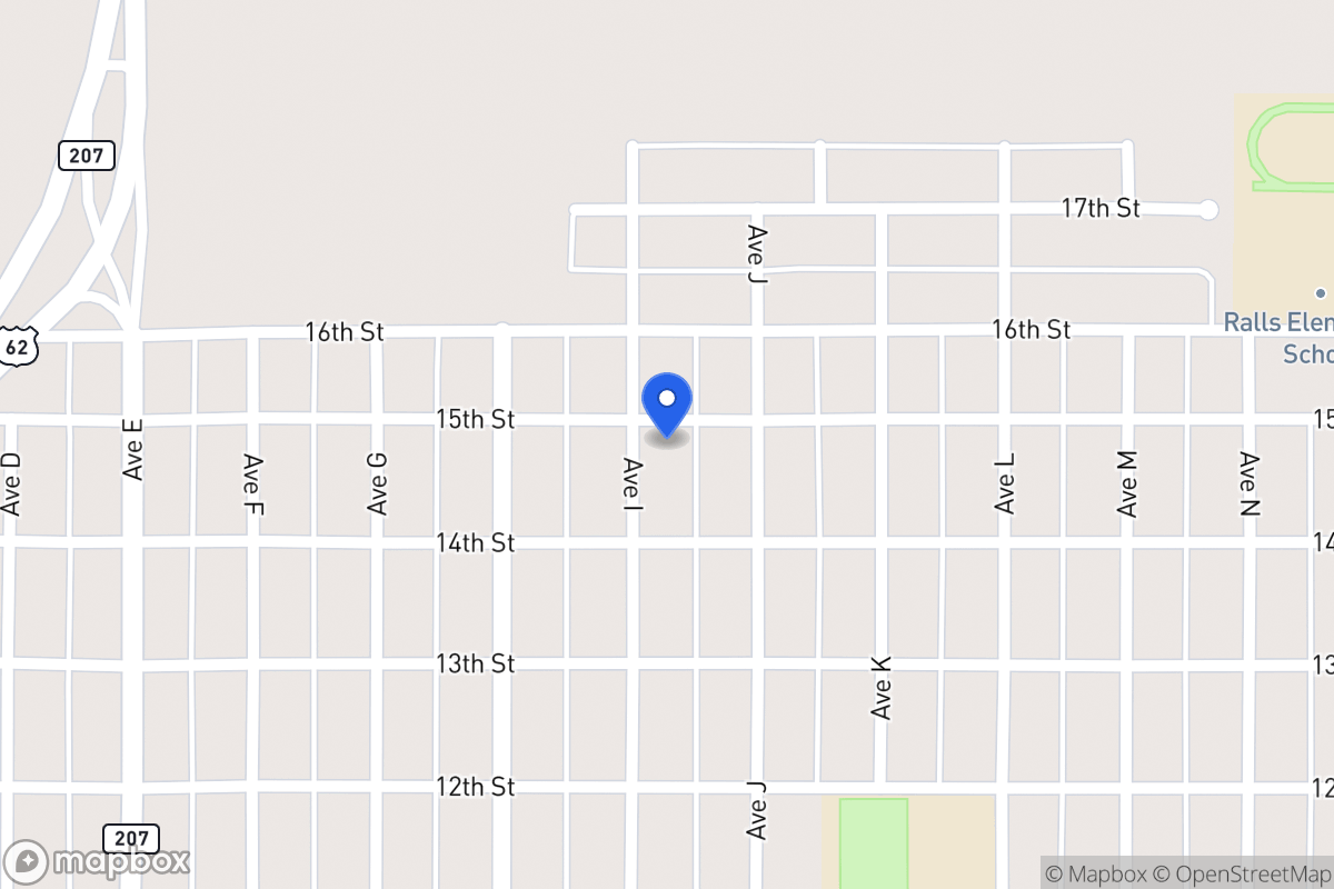 Map of 1420 Ave I, , Tx