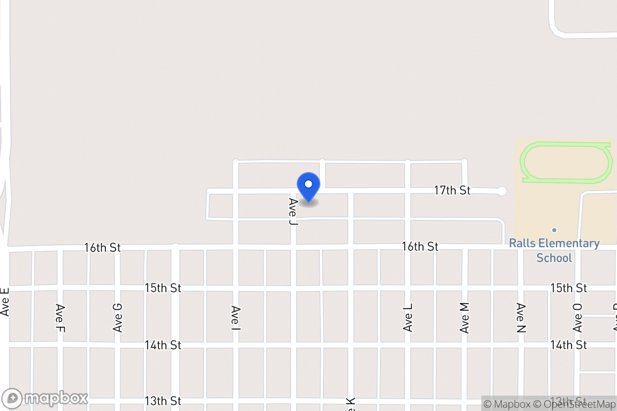 Map of 1002 17th, Ralls, Tx, Ralls