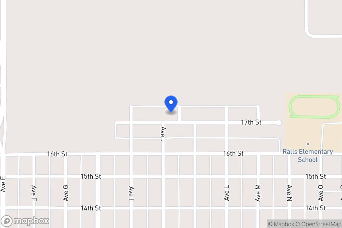 Map of 917 17th, Ralls, Tx, Ralls
