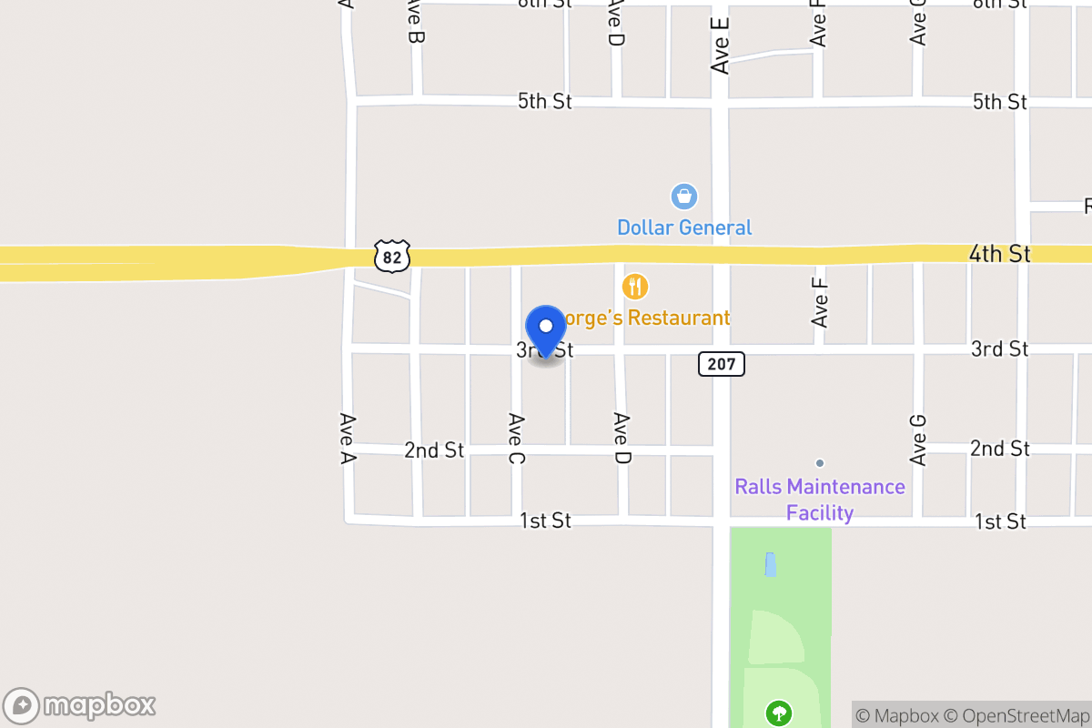 Map of 0 Ave C, Ralls, Tx, Ralls