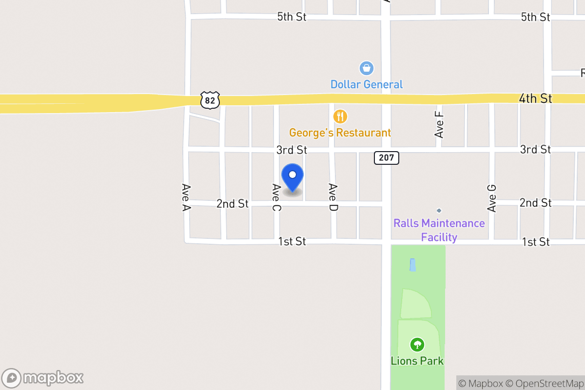 Map of 0 Ave C, Ralls, Tx, Ralls