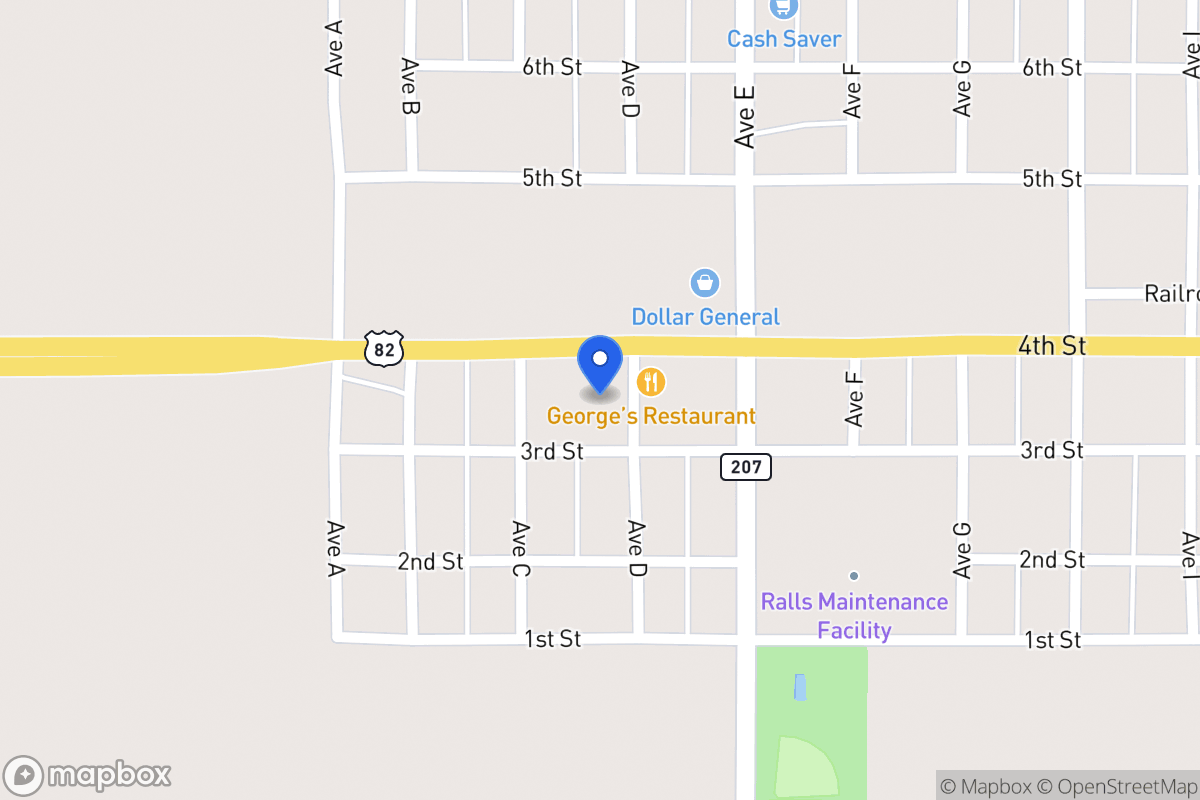 Map of 0 Ave C, Ralls, Tx, Ralls