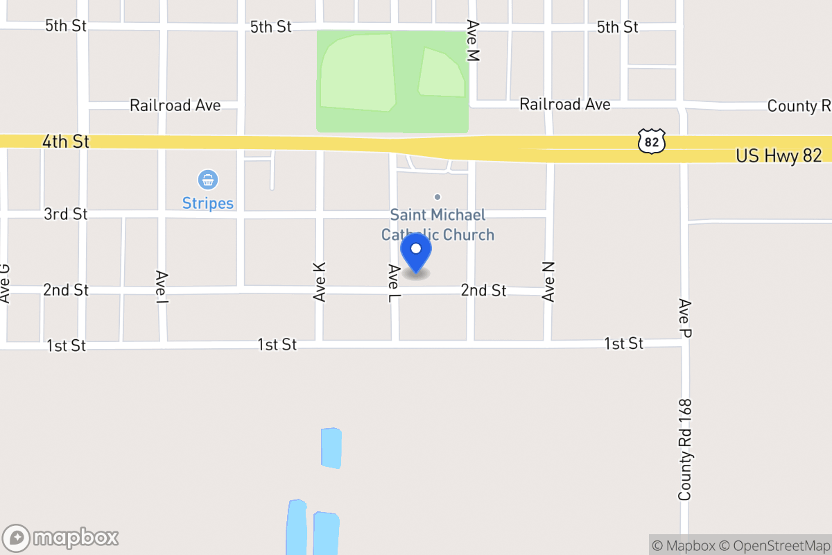 Map of 0 , Ralls, Tx, Ralls