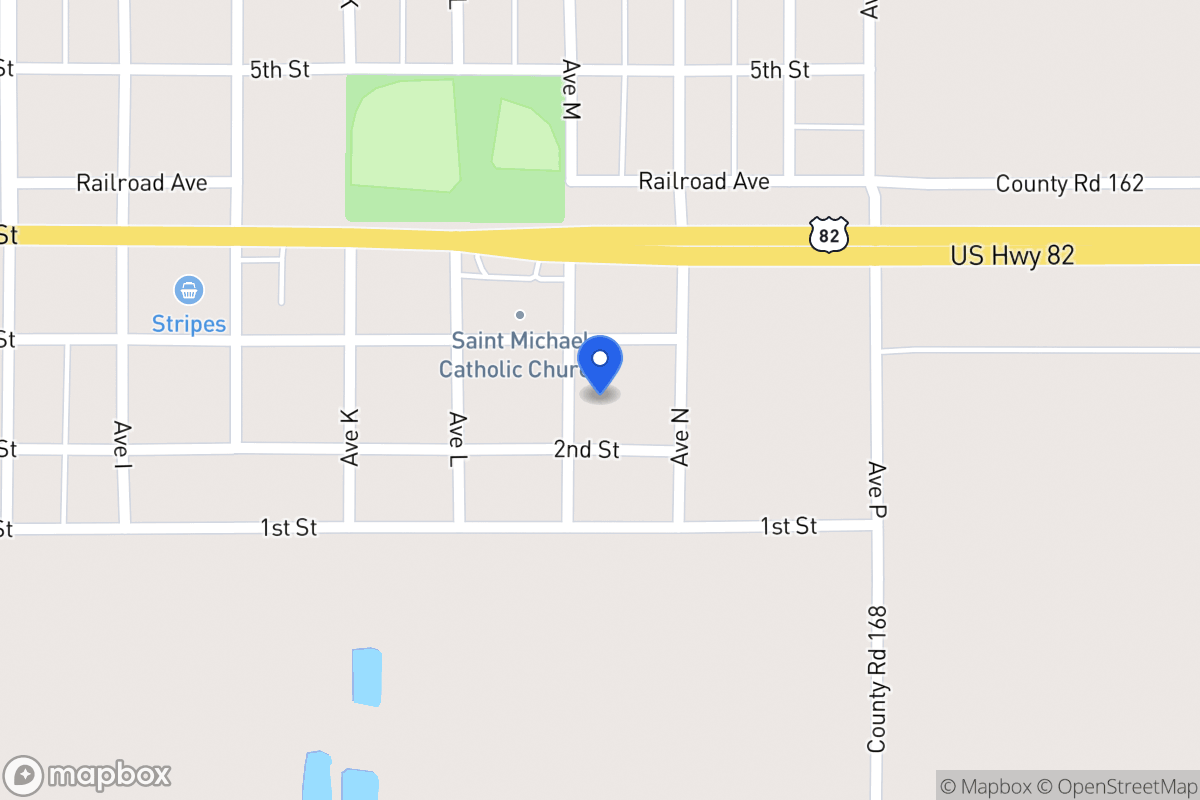 Map of 2002 Ave M, Ralls, Tx, Ralls