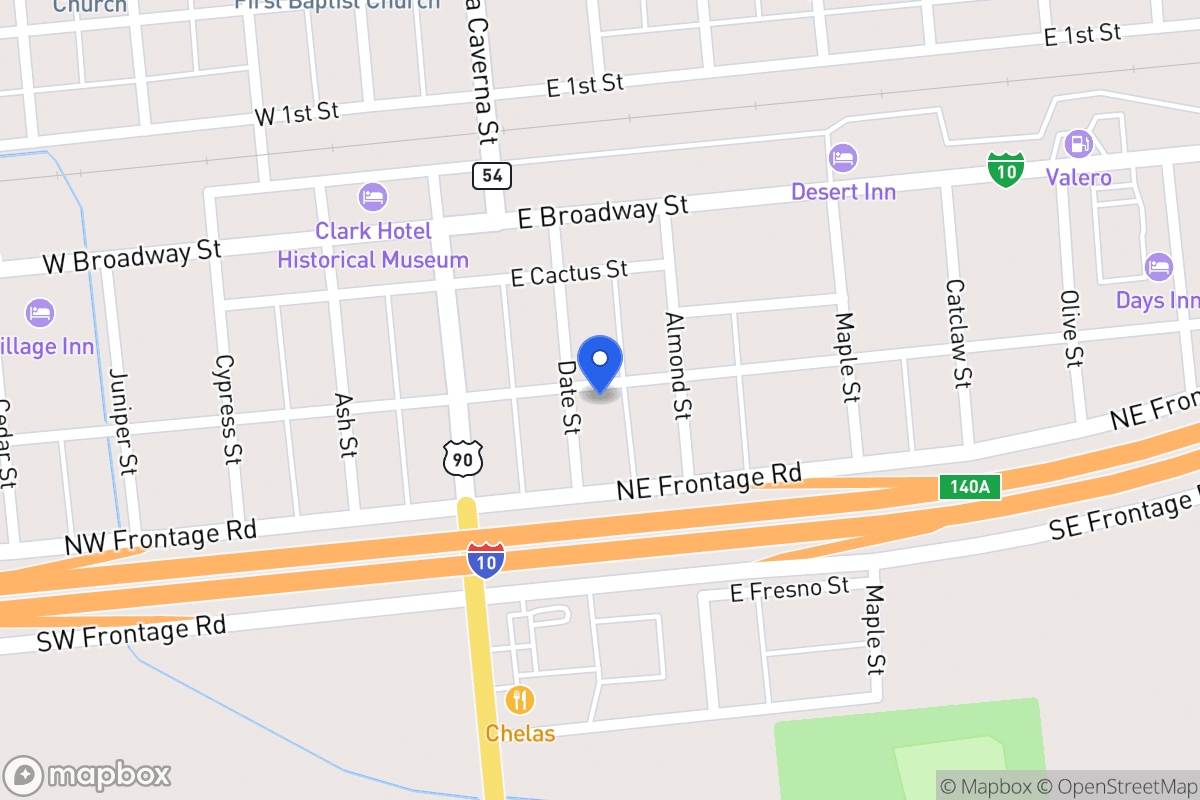 Map of 202 Desert St