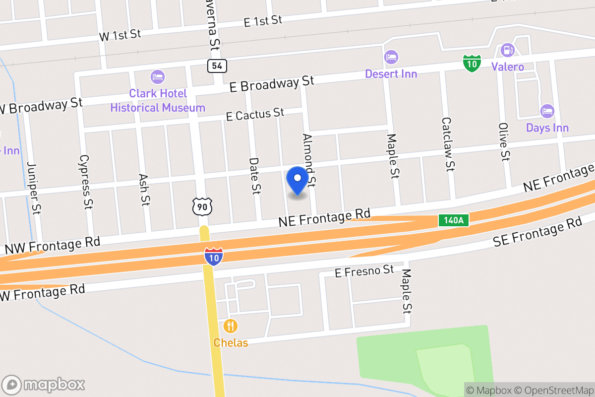 Map of 406 Almond St