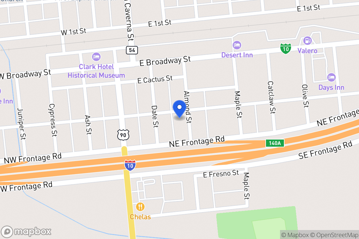 Map of 402a Almond St