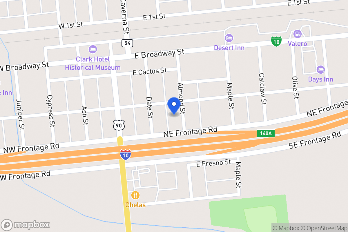 Map of 404 Almond St