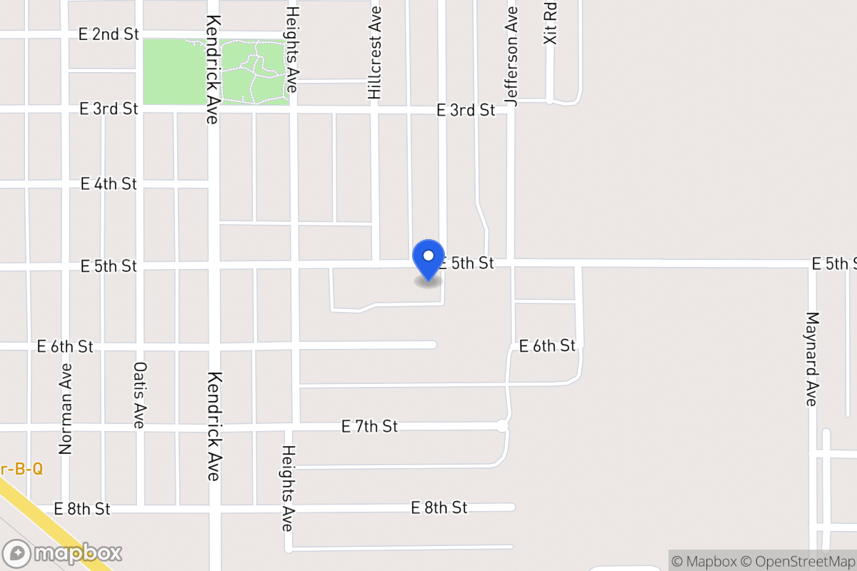 Map of 1512 E 5th St, Dalhart, Tx 79022, Dalhart