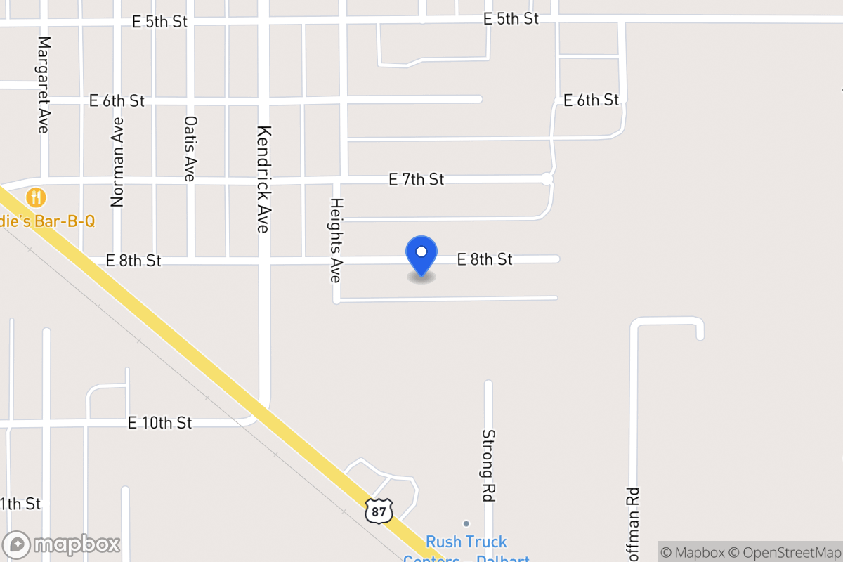 Map of 1502 E 8th St, Dalhart, Tx 79022, Dalhart