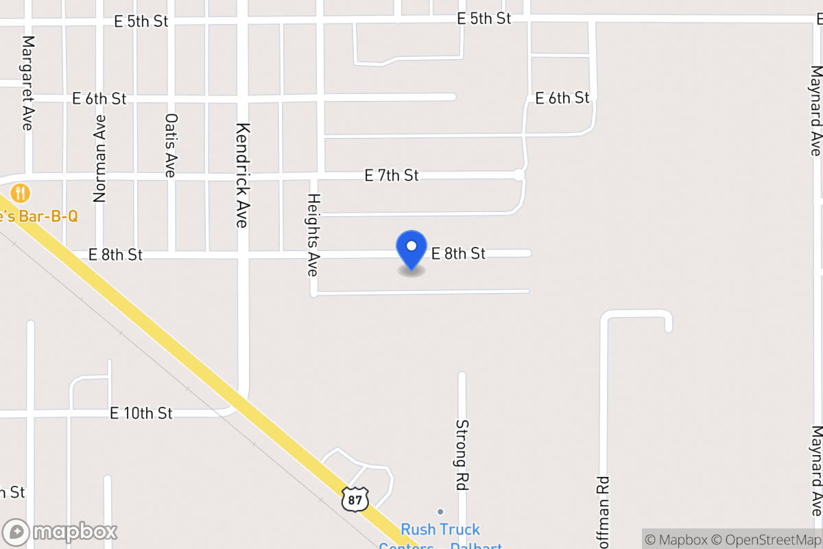 Map of 1506 E 8th St, Dalhart, Tx 79022, Dalhart