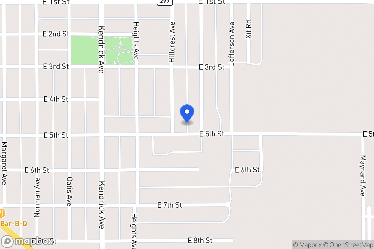 Map of 1507 E 5th St, Dalhart, Tx 79022, Dalhart