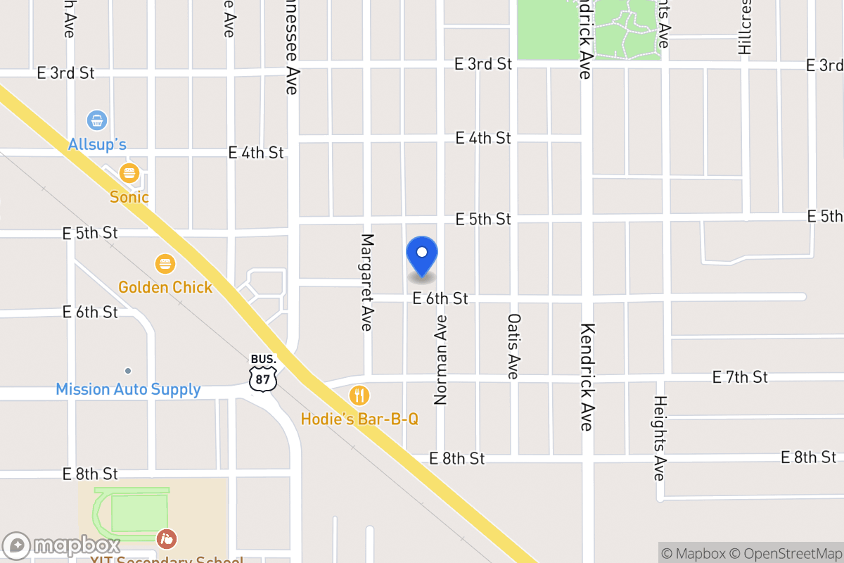 Map of 520  Norman Ave, Dalhart, Tx 79022, Dalhart
