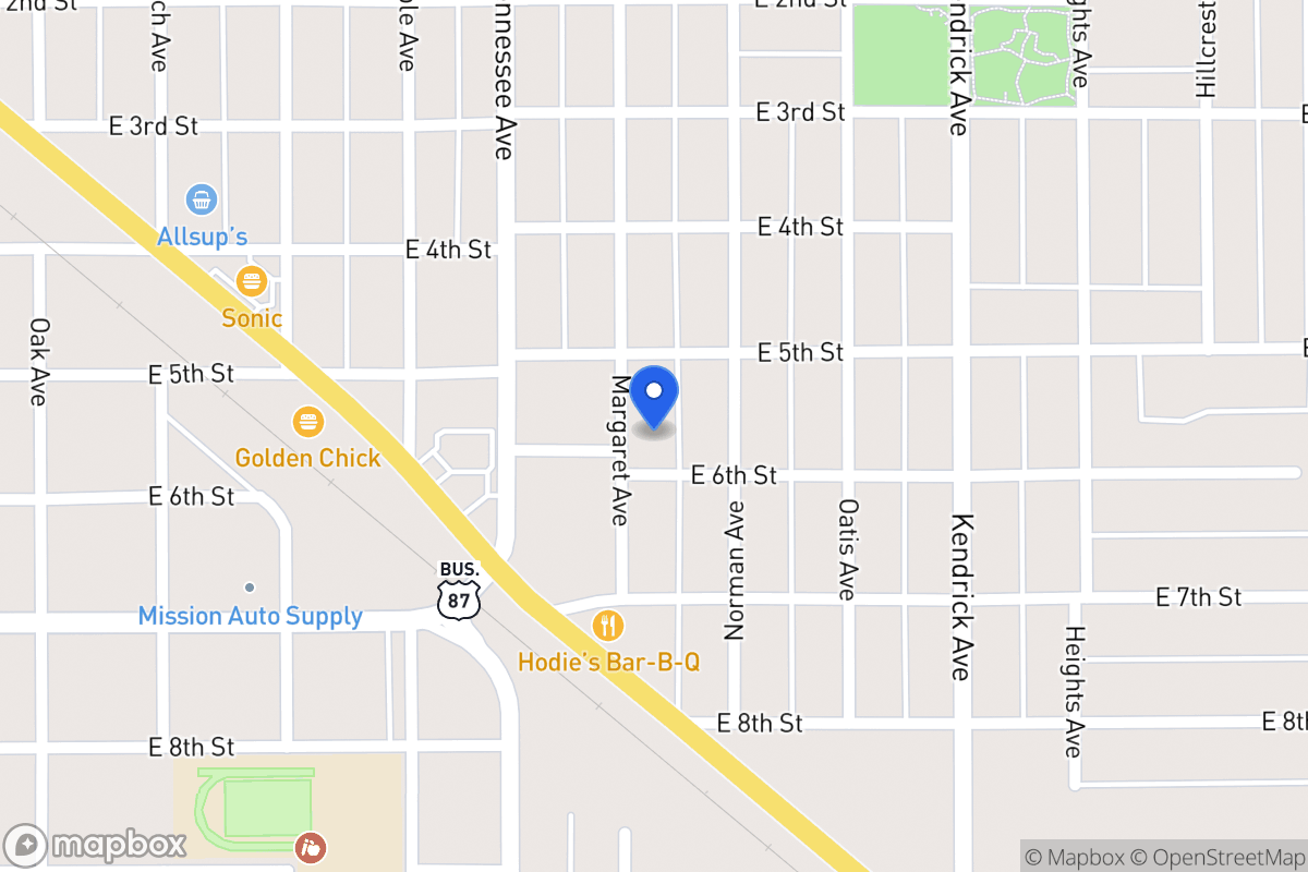 Map of 515  Margaret Ave, Dalhart, Tx 79022, Dalhart