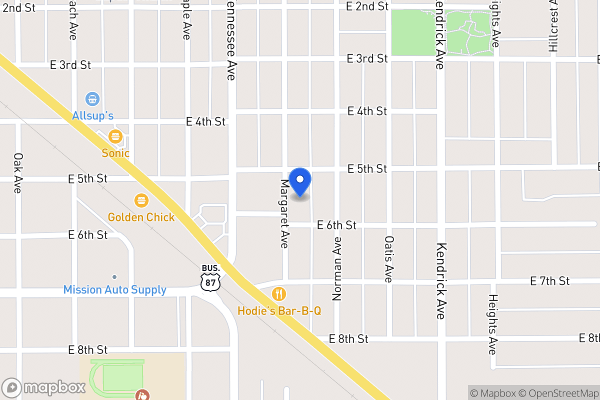 Map of 513  Margaret Ave, Dalhart, Tx 79022, Dalhart