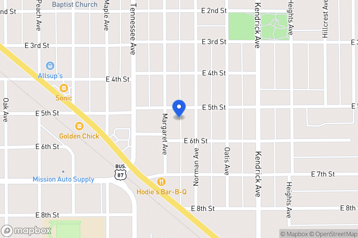 Map of 5th St, Dalhart, Tx 79022, Dalhart