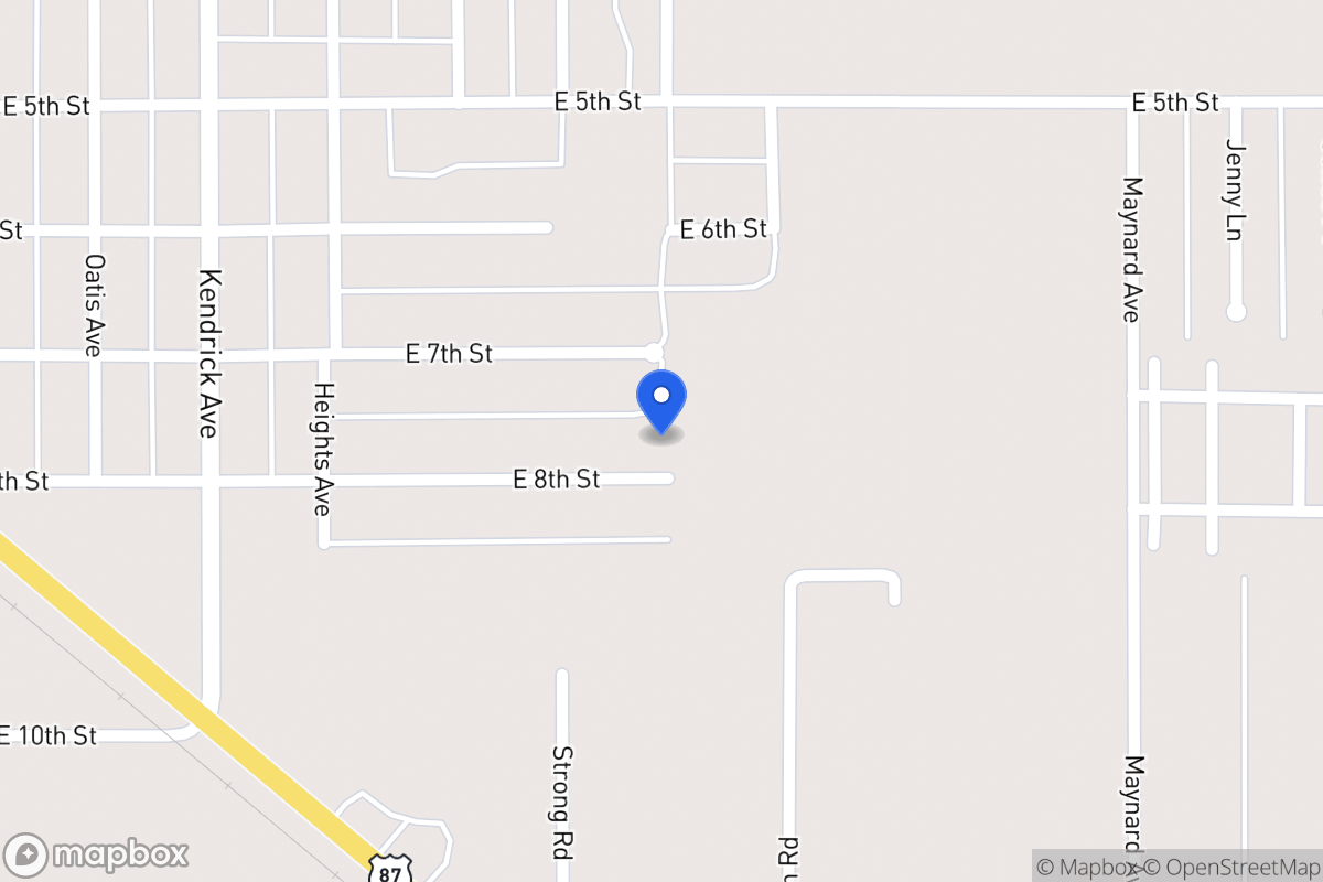 Map of 1617 E 8th St, Dalhart, Tx 79022, Dalhart