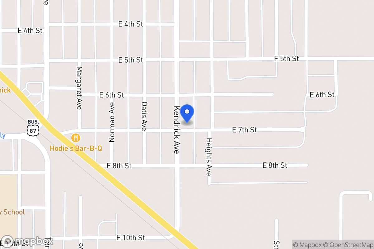 Map of 621  Kendrick Ave, Dalhart, Tx 79022, Dalhart