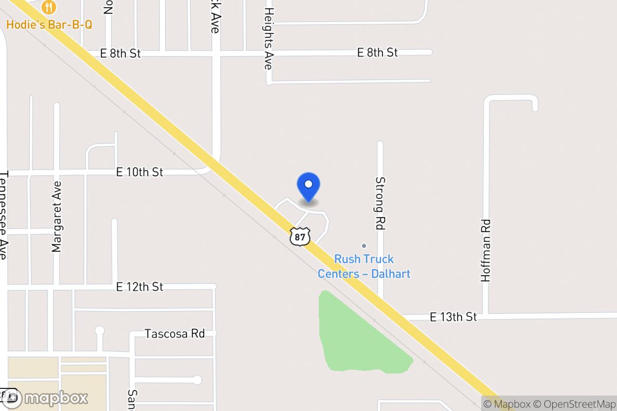 Map of 1107  Hwy 87 S , Dalhart, Tx 79022, Dalhart