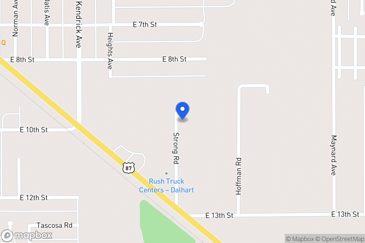 Map of 1201  Strong Rd, Dalhart, Tx 79022, Dalhart