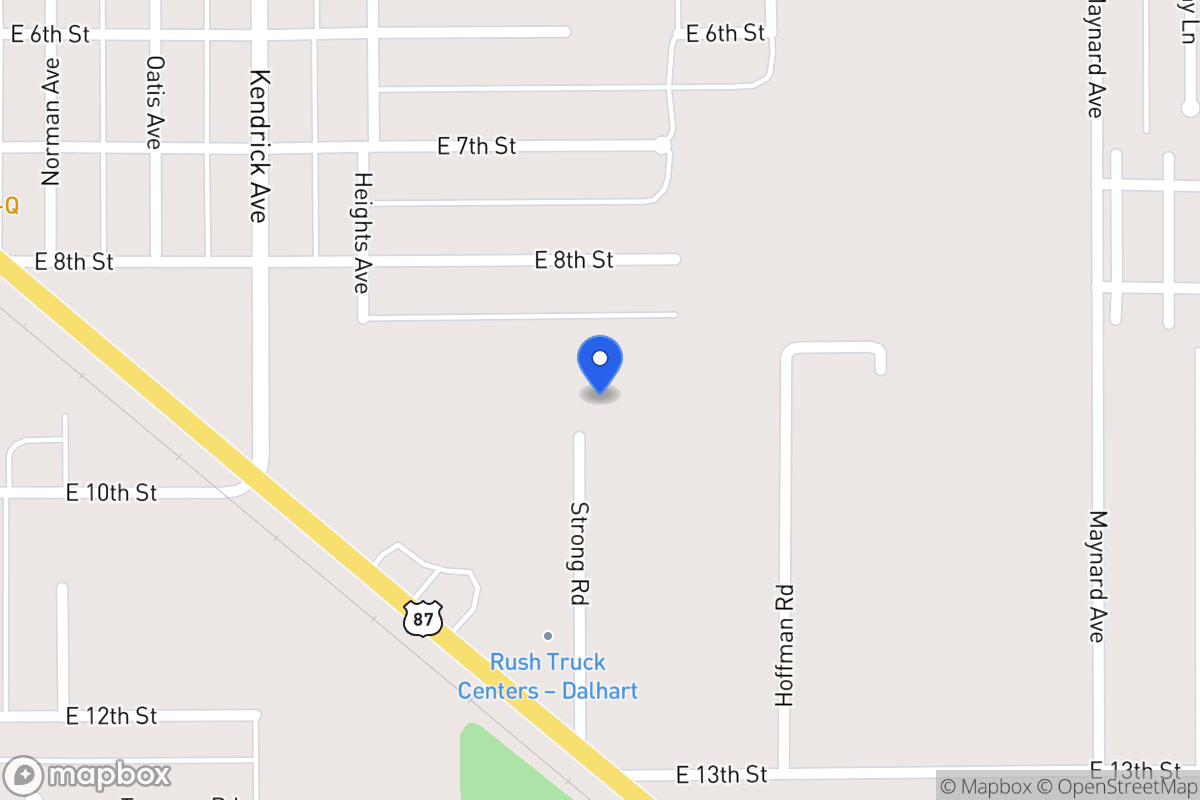 Map of 915  Strong Rd, Dalhart, Tx 79022, Dalhart