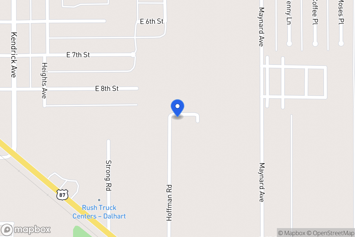 Map of 907  Hoffman Rd, Dalhart, Tx 79022, Dalhart