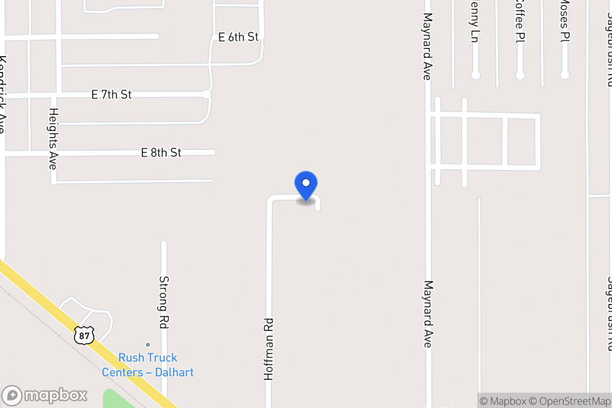 Map of 905  Hoffman Rd, Dalhart, Tx 79022, Dalhart