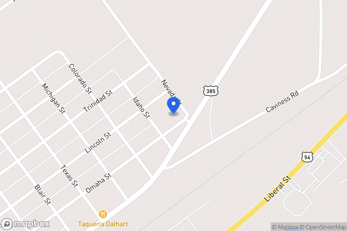 Map of 1609  Omaha St, Dalhart, Tx 79022, Dalhart