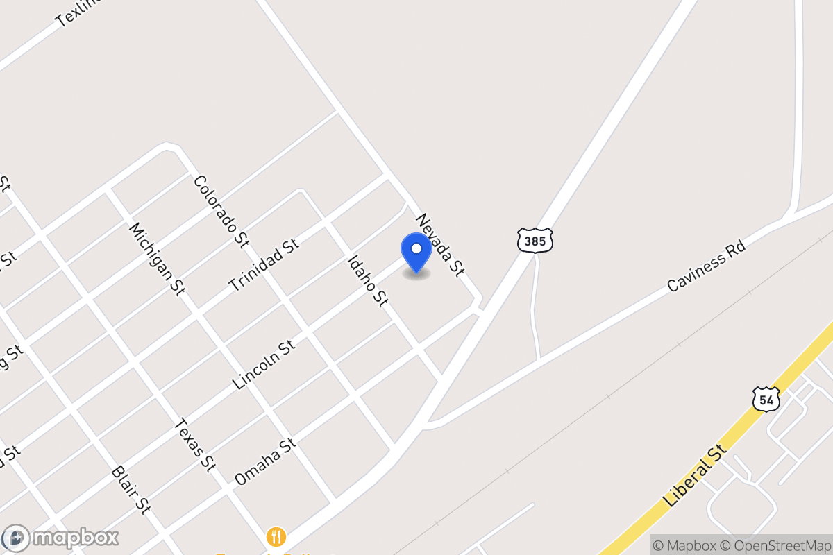 Map of 1610  Lincoln St, Dalhart, Tx 79022, Dalhart
