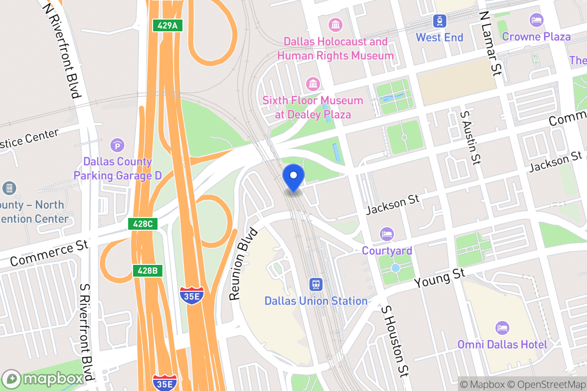 Map of 401 Reunion Blvd