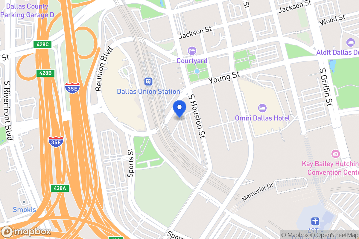 Map of 501 Houston St