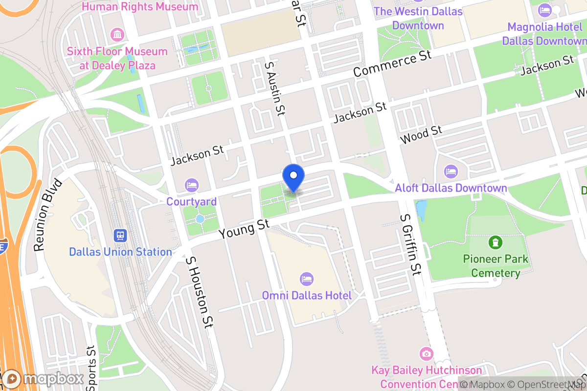 Map of 701 Young St