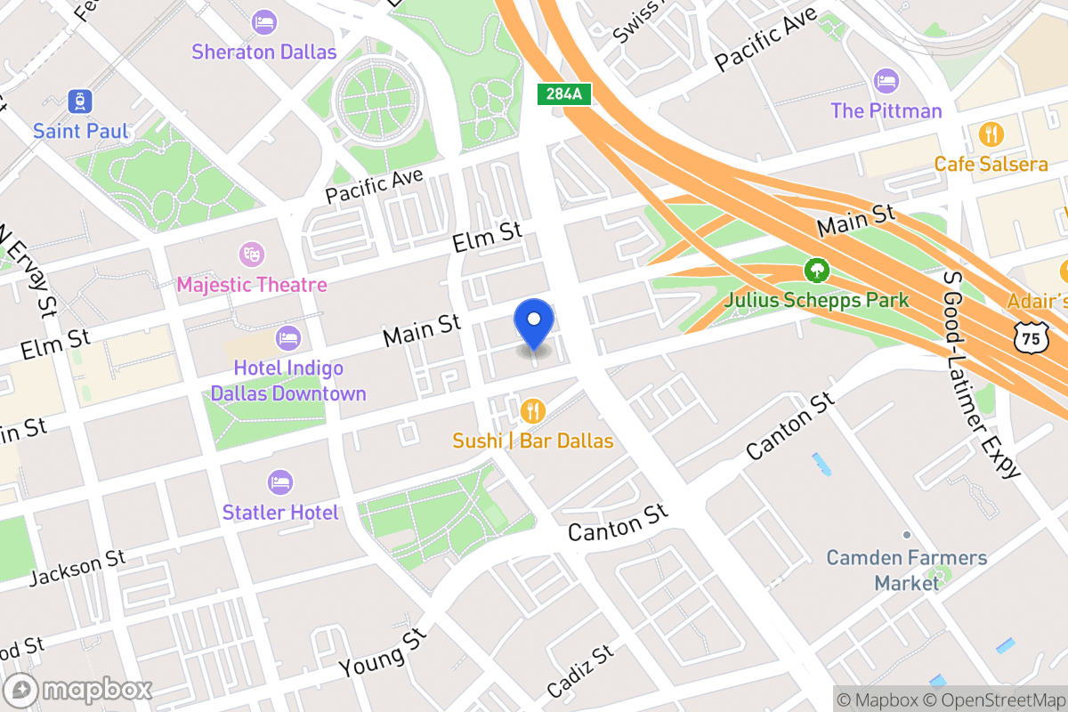Map of 2113 Commerce St