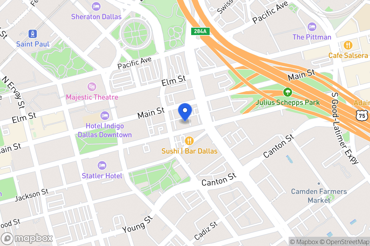 Map of 2109 Commerce St