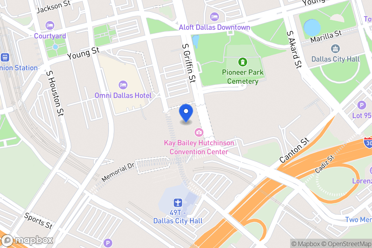 Map of 804 S Lamar St