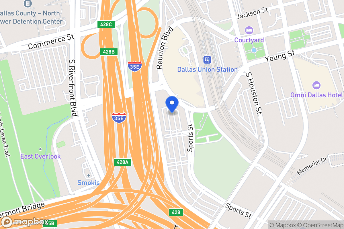 Map of 400 S Stemmons Fwy