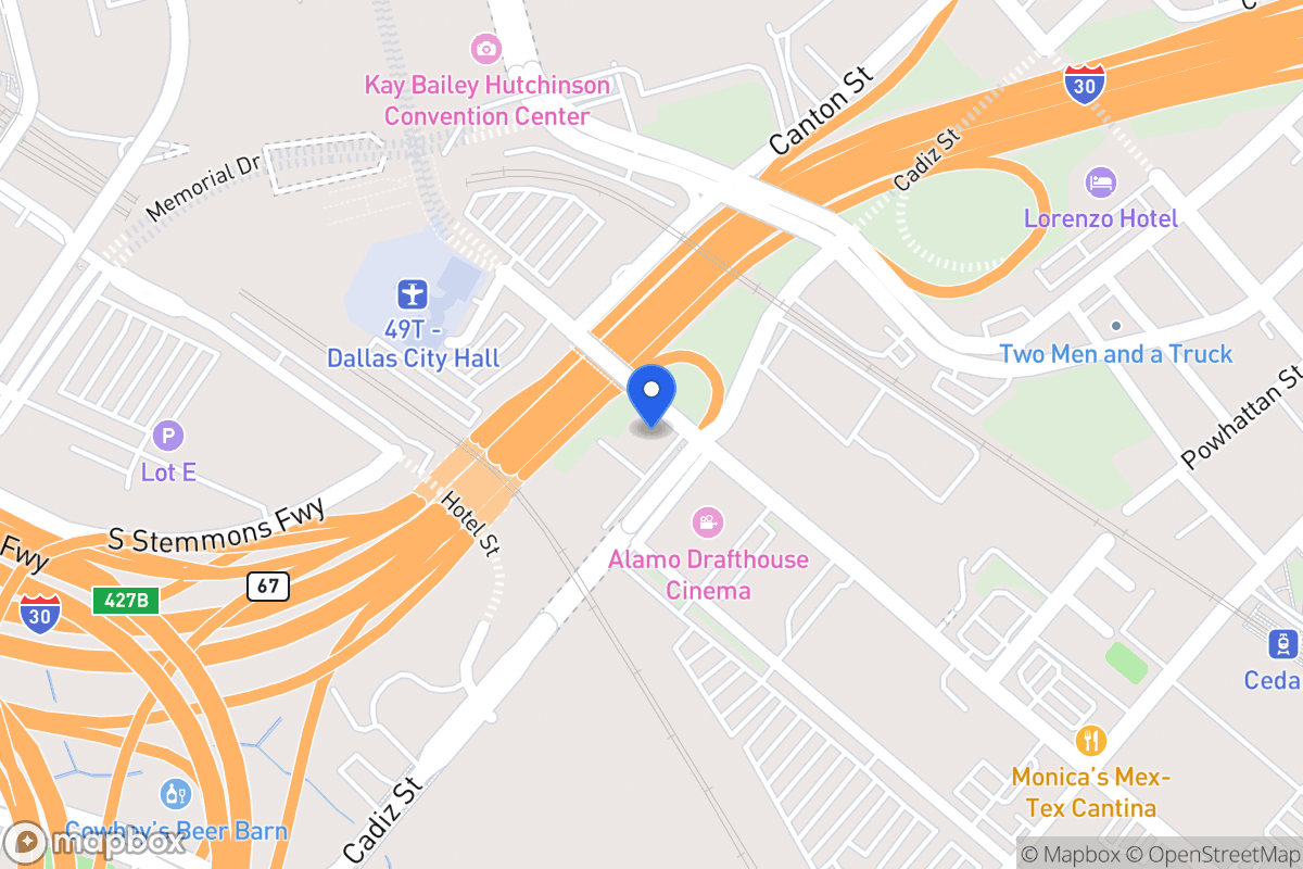 Map of 969 Botham Jean Blvd
