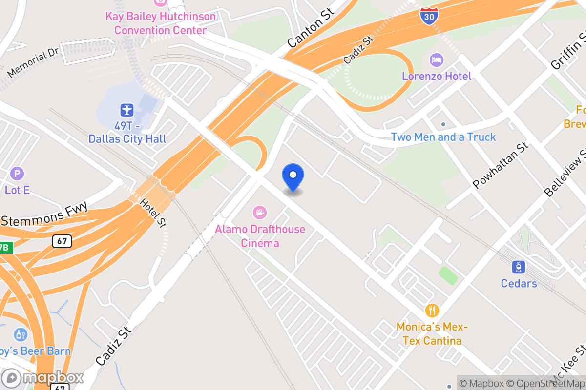 Map of 1008 Botham Jean Blvd