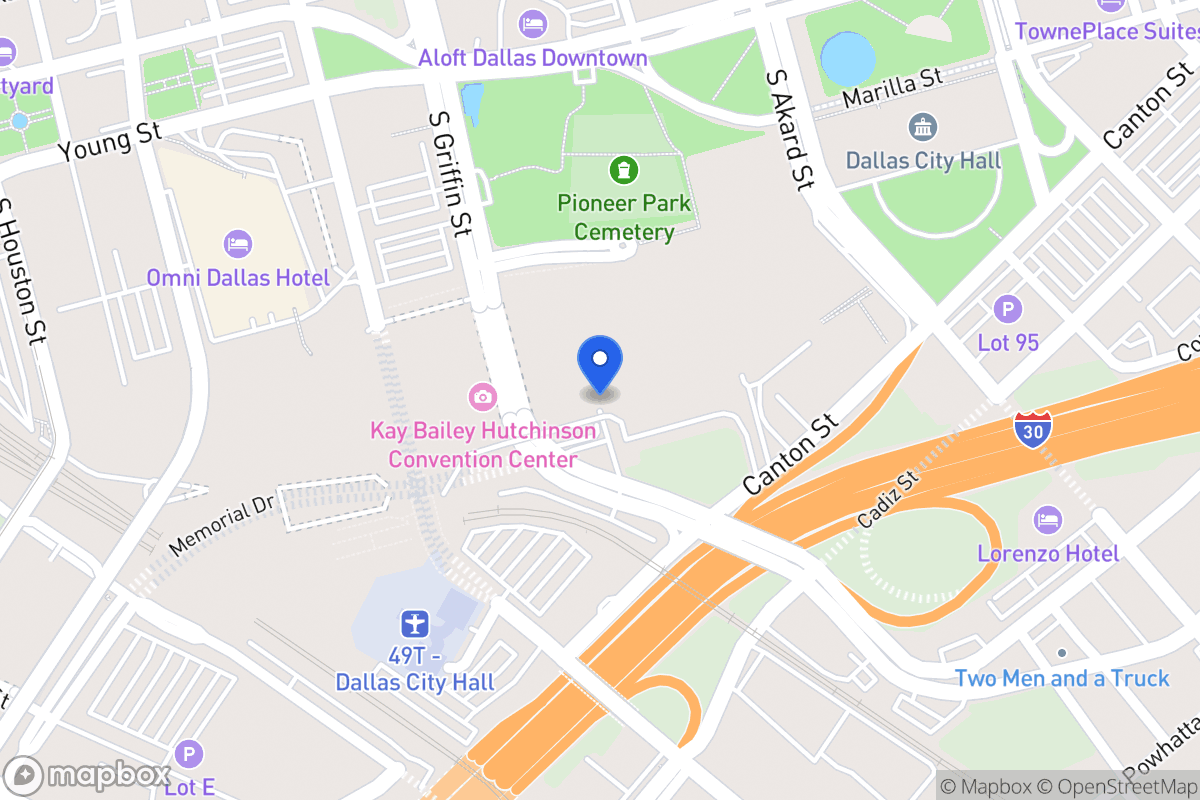 Map of 1103 Canton St