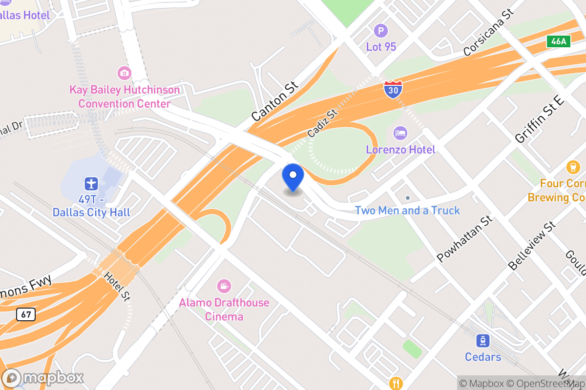 Map of 1100 Cadiz St