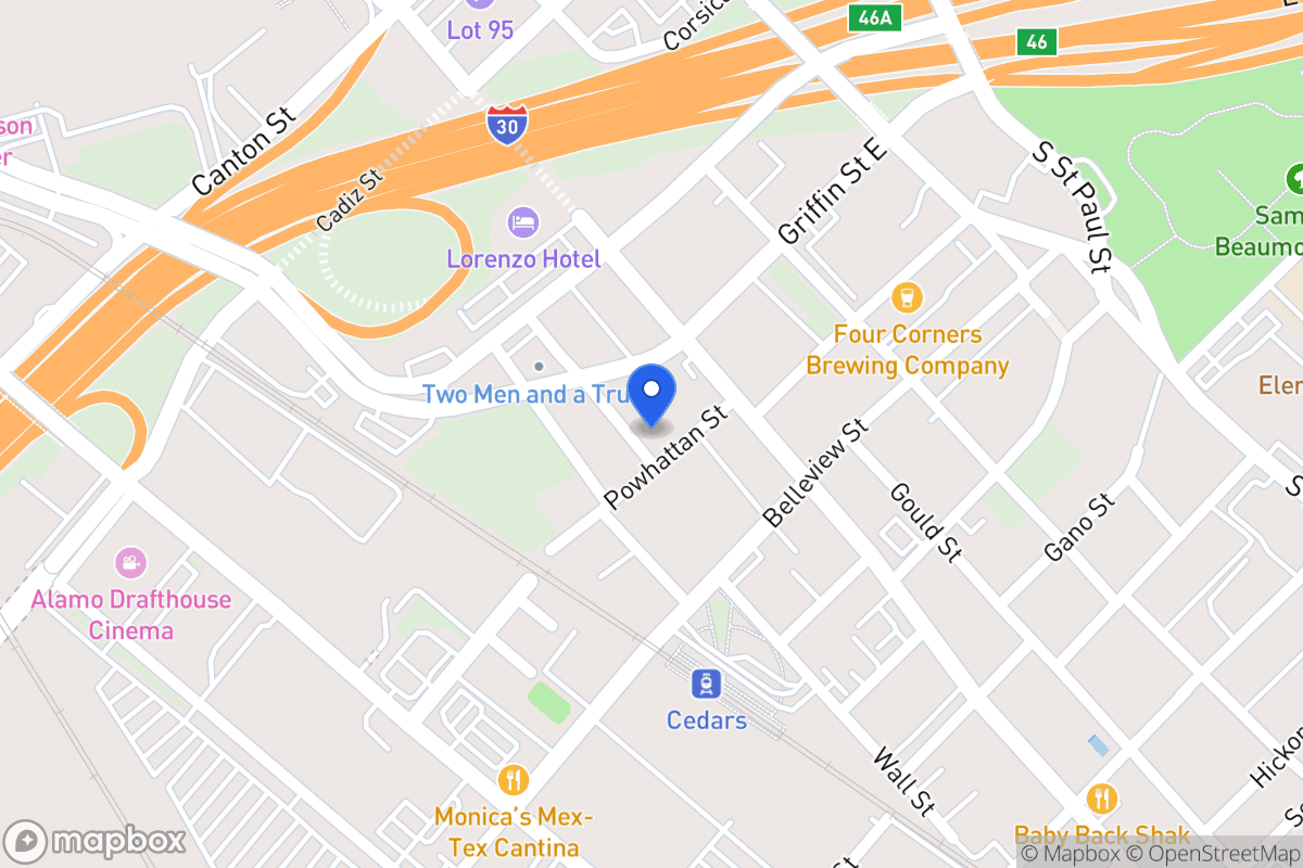 Map of 1301 Powhattan St