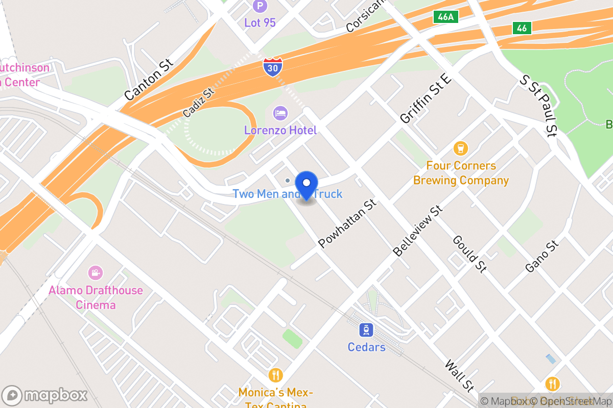 Map of 1114 Wall St