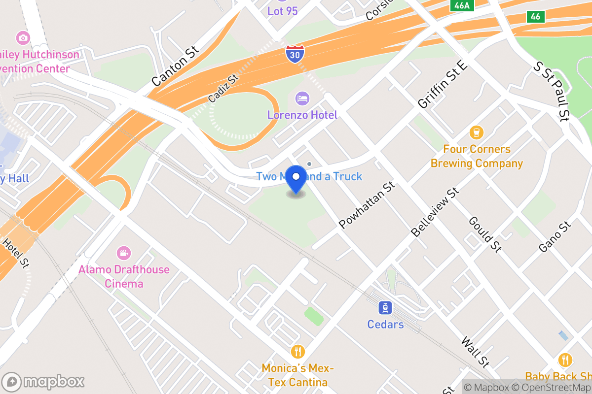 Map of 1115 Wall St