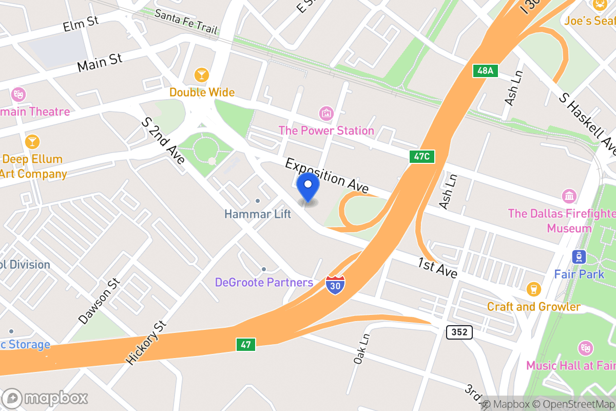 Map of 417 1st Ave
