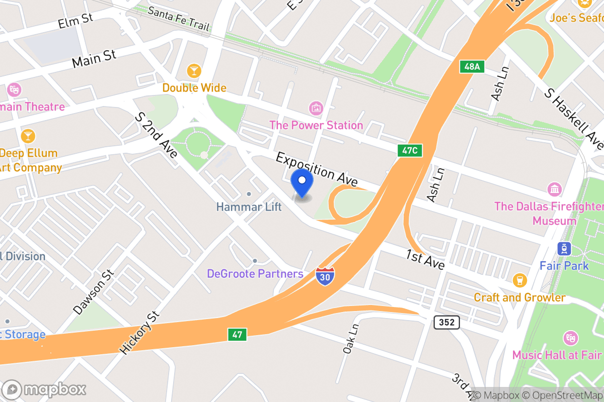 Map of 400 1st Ave
