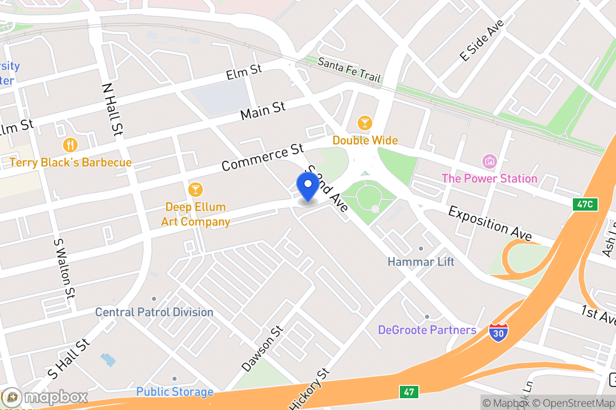 Map of 319 S 2nd Ave