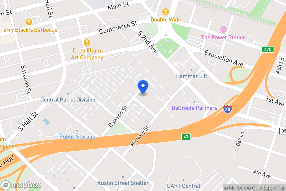 Map of 1602 Pearlstone St