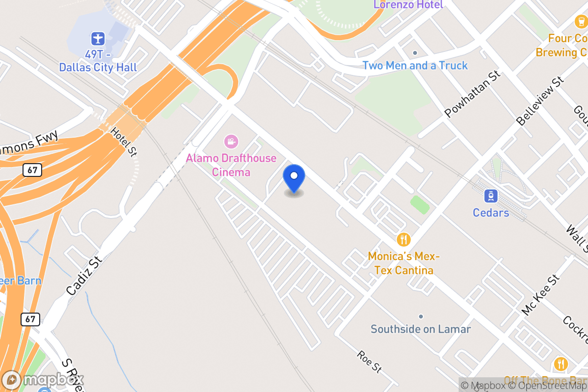 Map of 1135 Botham Jean Blvd