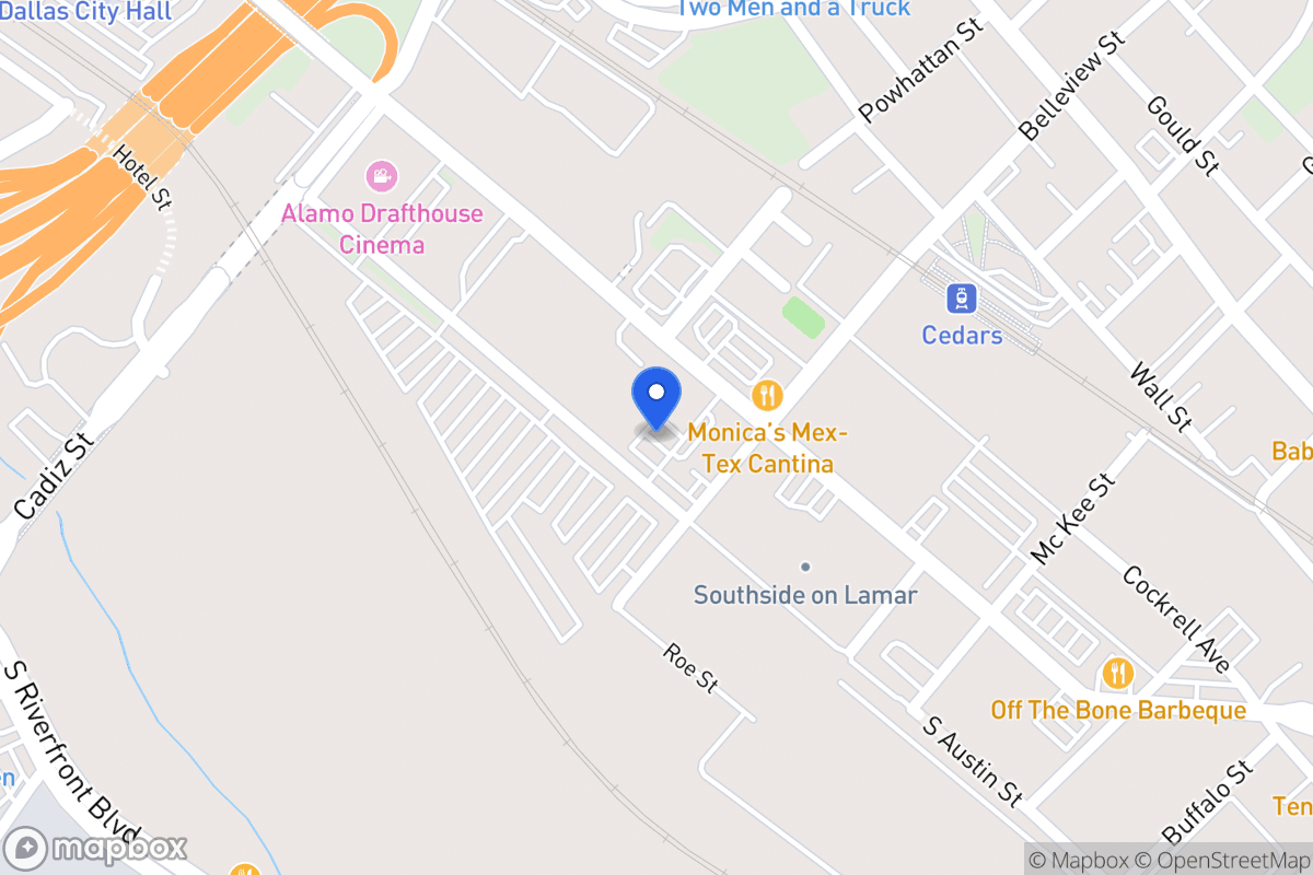 Map of 1317 Botham Jean Blvd